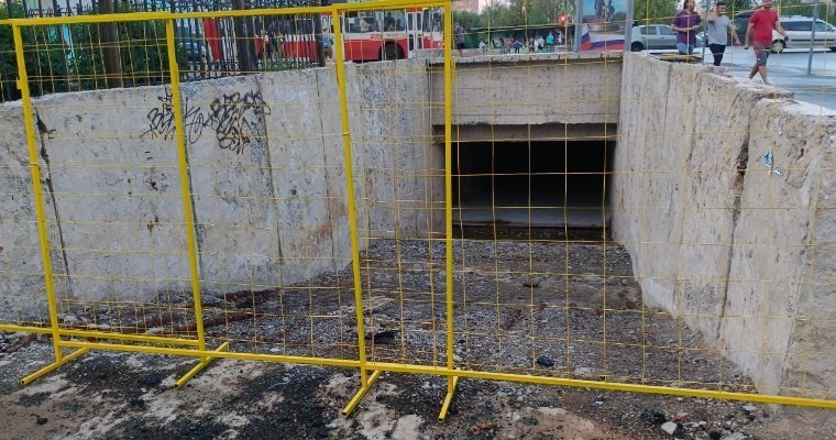В Ижевске вновь пытаются найти подрядчика на ремонт подземного перехода возле УдГУ