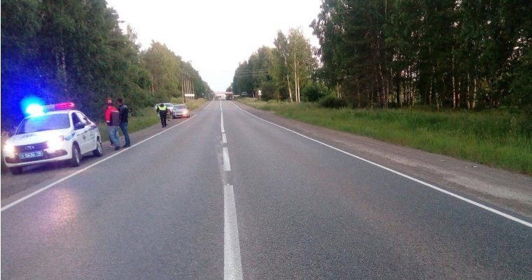 На трассе Ижевск-Воткинск под колёсами автомобиля погиб пешеход