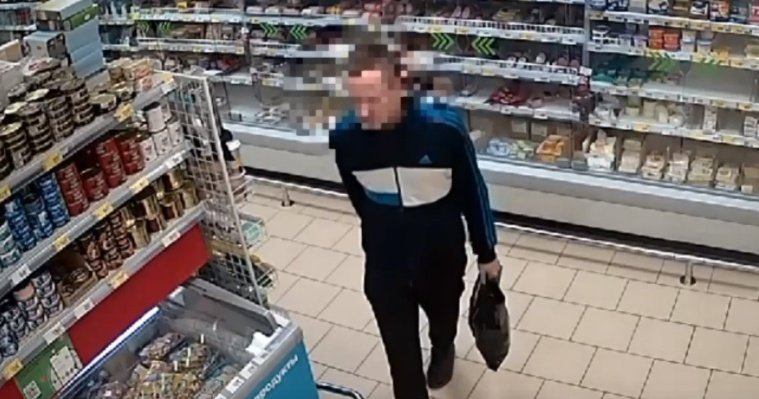 Неуловимый похититель продуктов из ижевских супермаркетов попался в руки полиции