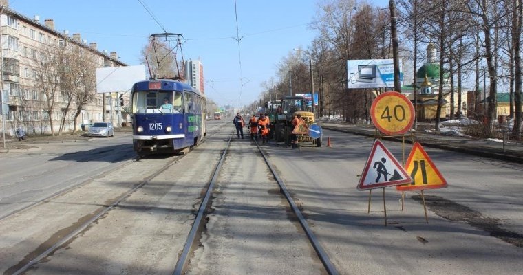 Комплексный ремонт улицы Гагарина начался в Ижевске