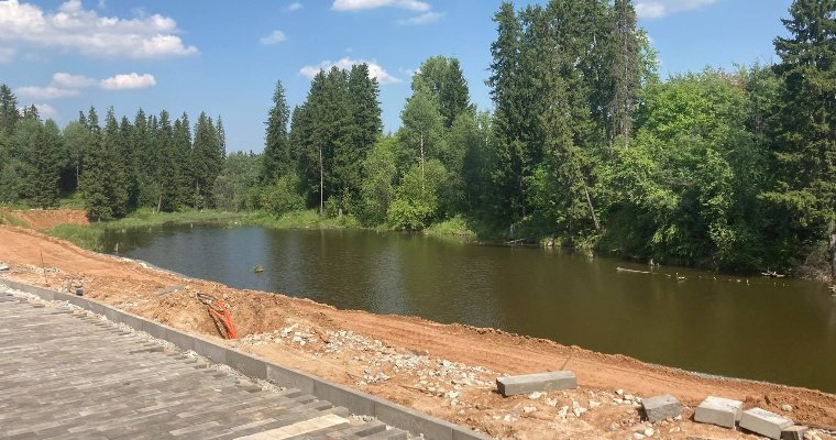 Набережную реки Подборенки в Ижевске благоустроят к сентябрю