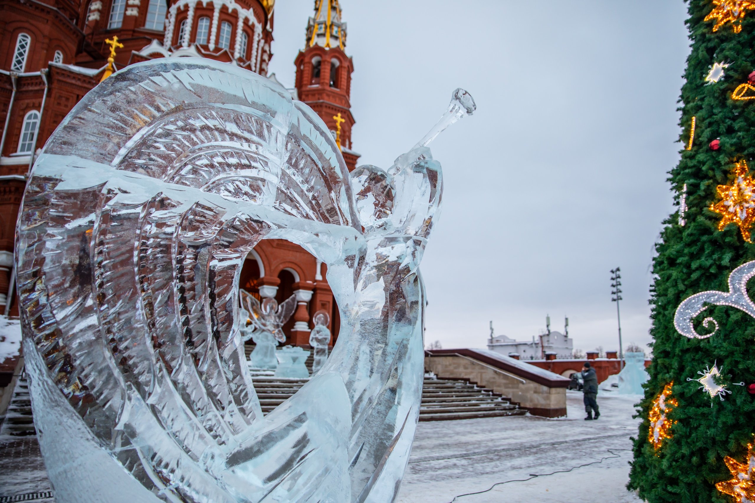 Свято Михайловский собор Ижевск зима