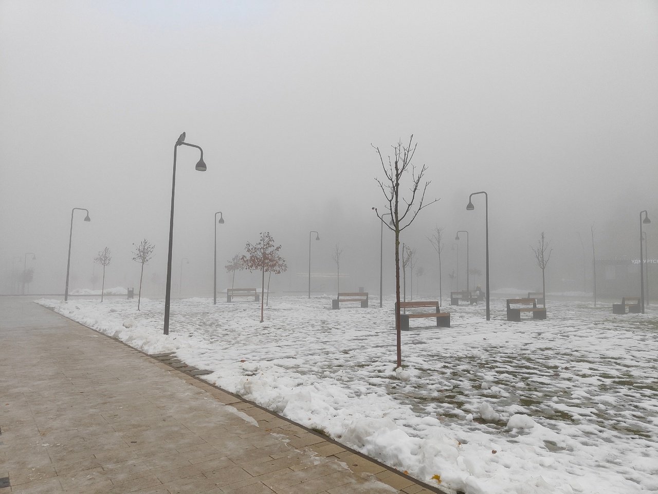 В ночь на 27 ноября в Удмуртии ожидается ледяной дождь и туман