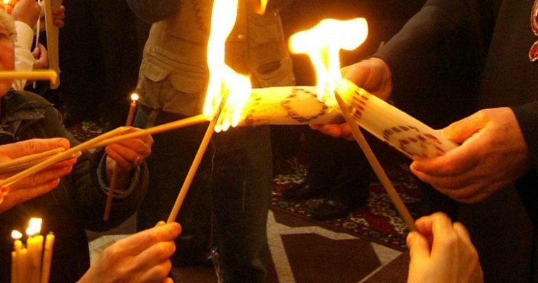 Благодатный огонь доставят в Ижевск на праздник Пасхи