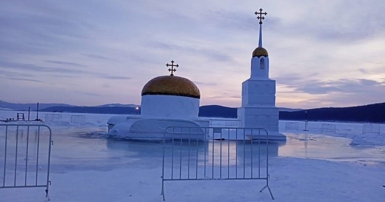 В Челябинской области затонул храм на озере Тургояк