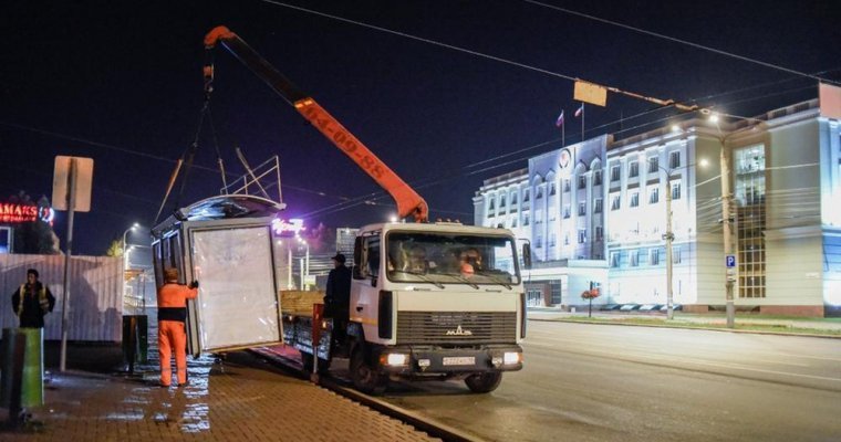 Остановка с Центральной площади Ижевска отправилась в переулок Железнодорожный