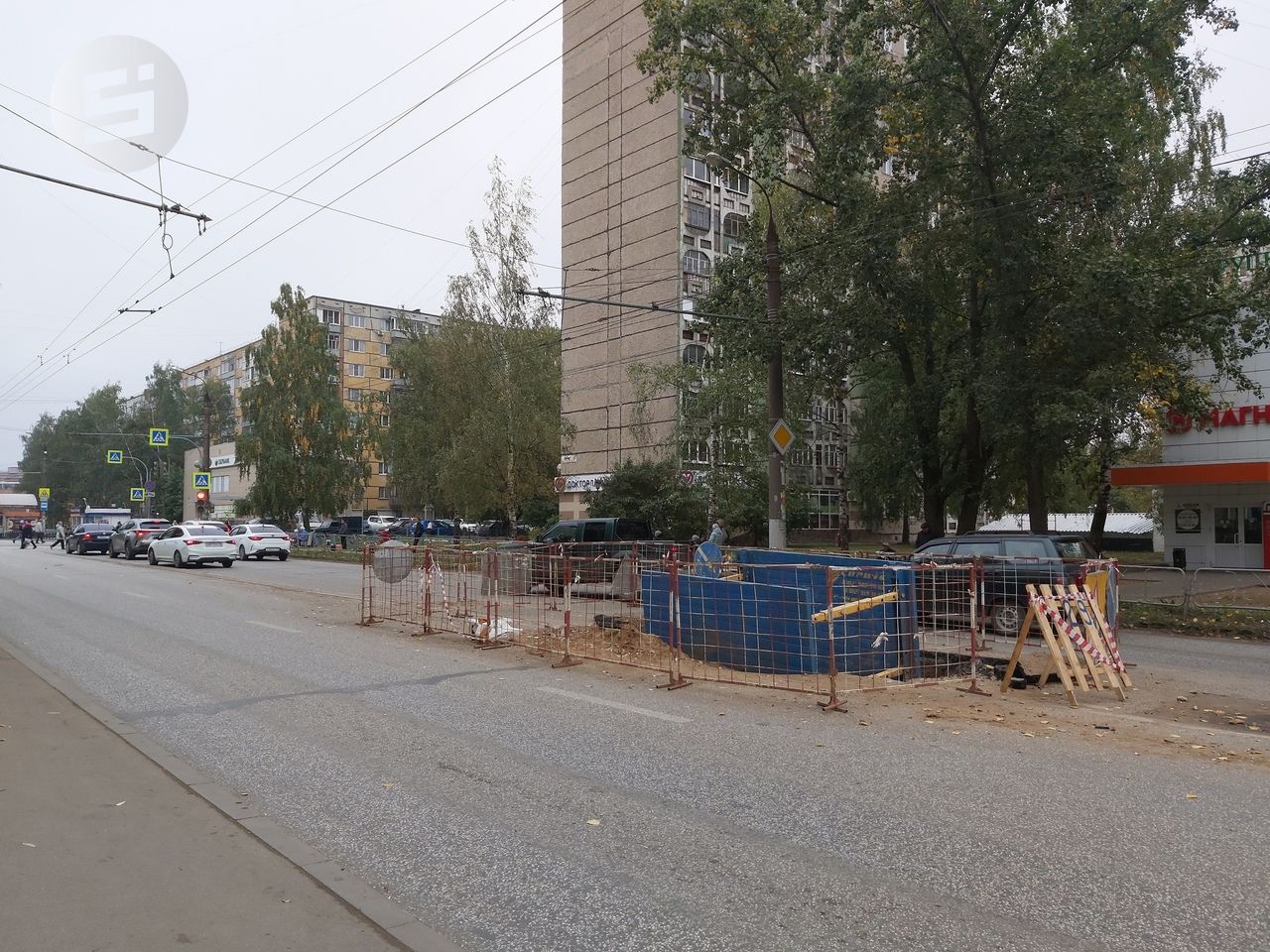 Ремонт подземной трубы на улице Петрова в Ижевске завершат до конца ноября