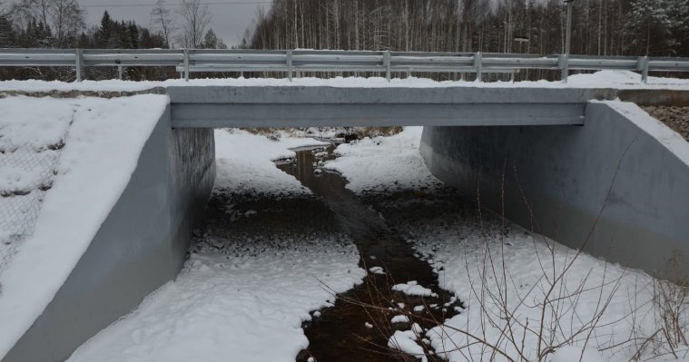 В Сюмсинском районе отремонтировали закрытый с 2015 года мост 