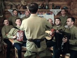 Фрагмент из кинофильма «В бой идут одни "старики"» воссоздали энергетики Удмуртии