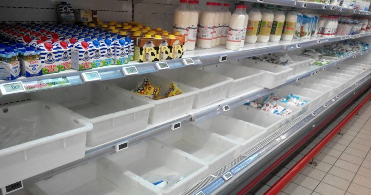 Почти половина проверенных в Удмуртии магазинов не научилась выкладывать «молочку» по новым правилам