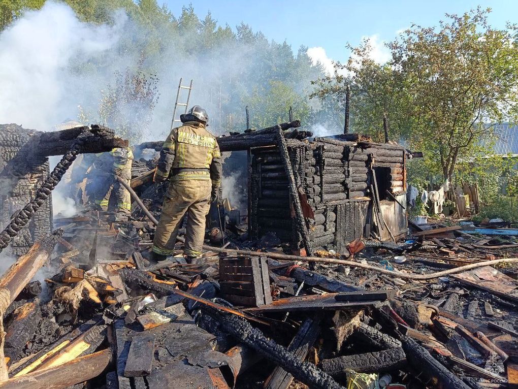 Пожилая женщина погибла при пожаре в Ижевске