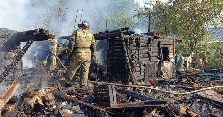 Пожилая женщина погибла при пожаре в Ижевске