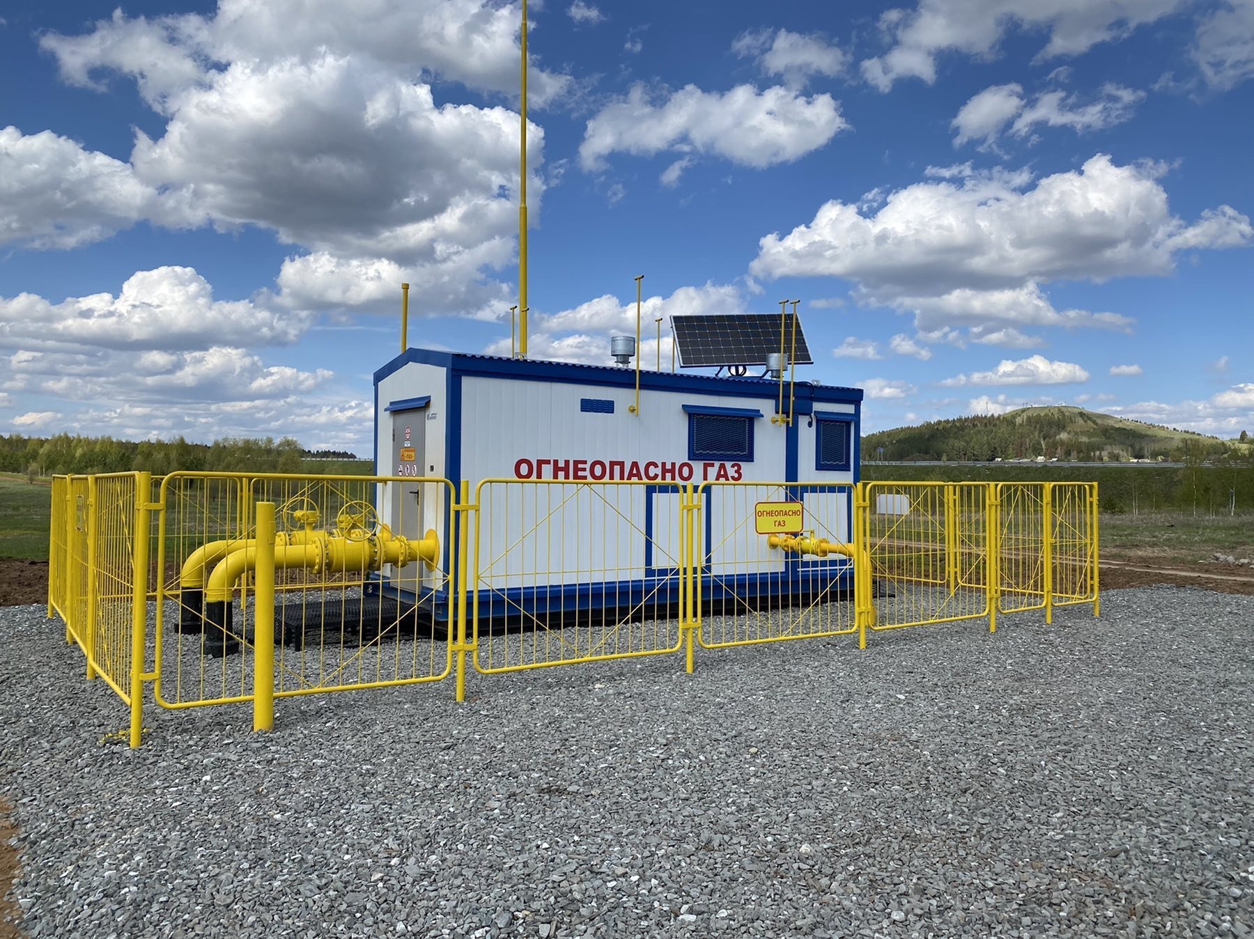 В населённых пунктах Завьяловского района построили межпоселковый газопровод