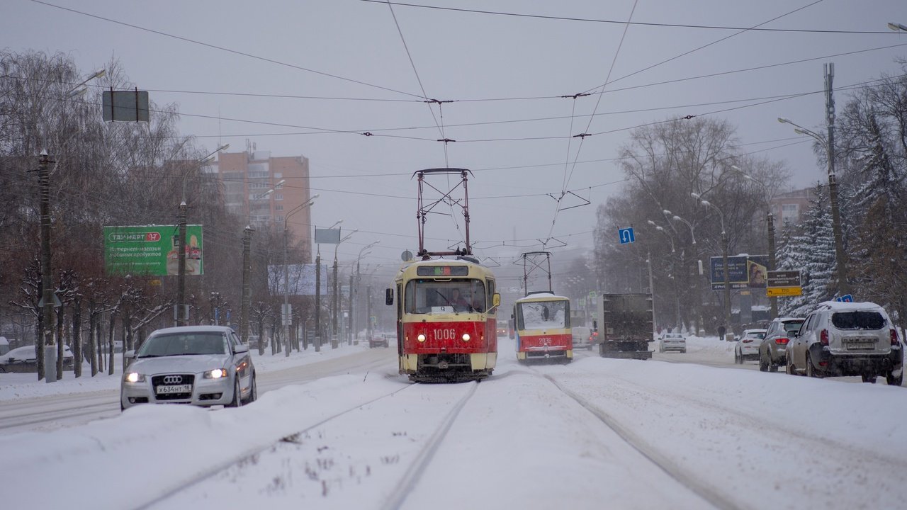 23 января на улицы Ижевска выйдет меньше трамваев 