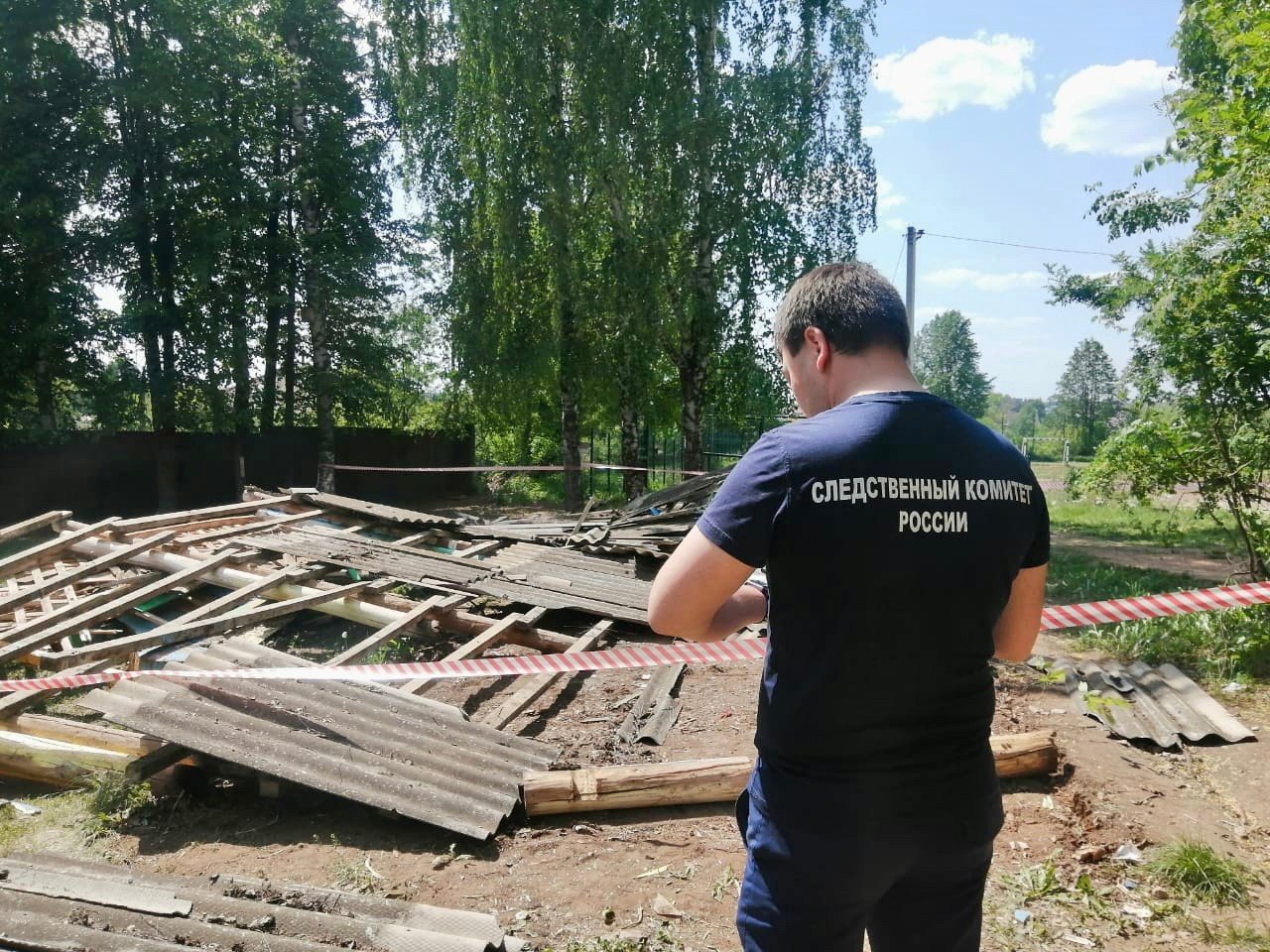 Один из детей, травмированных при разрушении беседки в Лудорвае, находится в тяжёлом состоянии