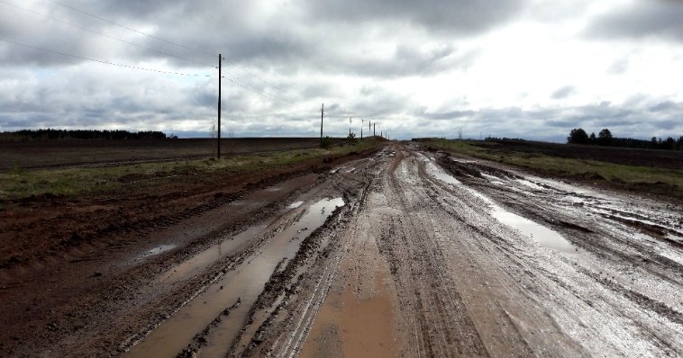 Жители Сарапульского района пожаловались президенту страны на реконструкцию дороги Костино – Камбарка