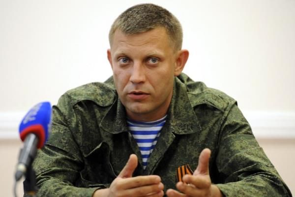 Александра Захарченко ранило под Дебальцево