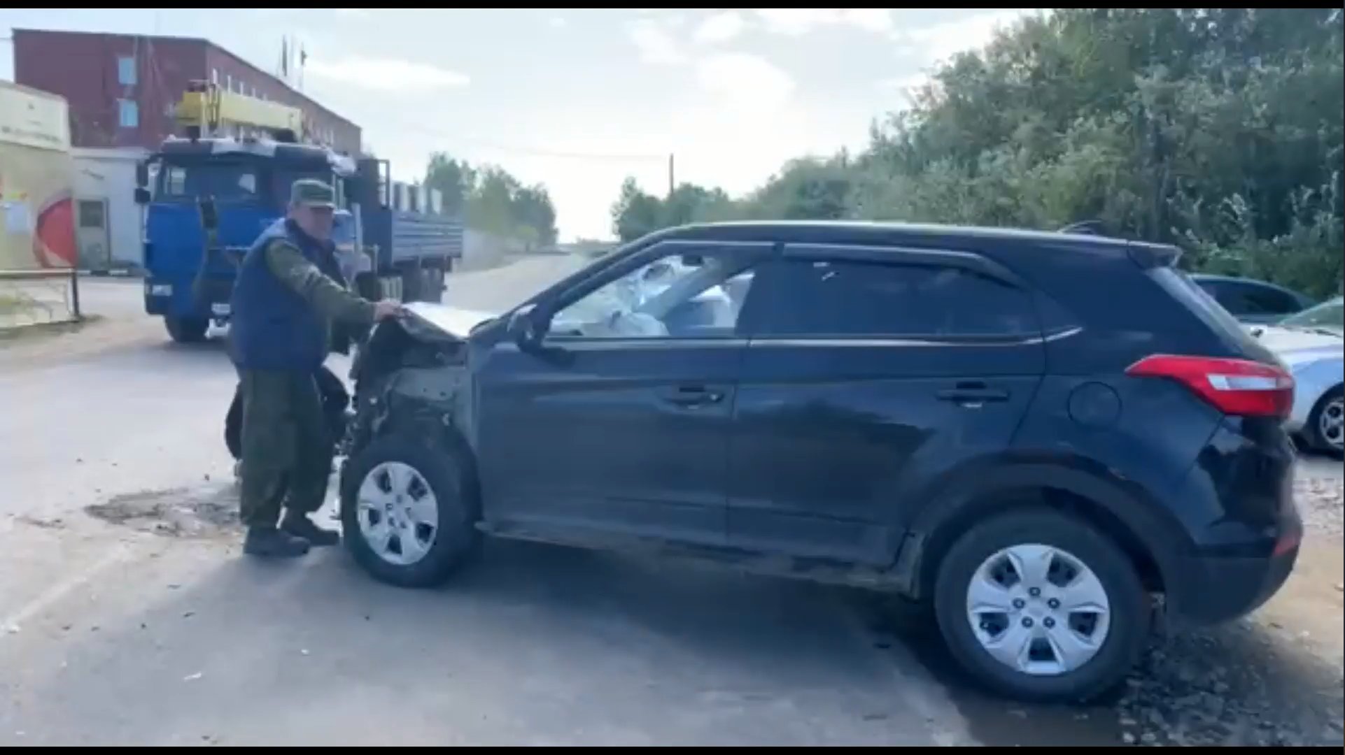 В Ижевске пьяный автомобилист протаранил легковушку и грузовик