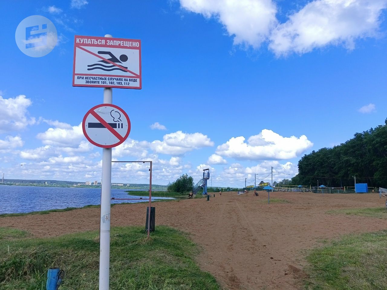 Городской пляж Ижевска открыли для отдыхающих
