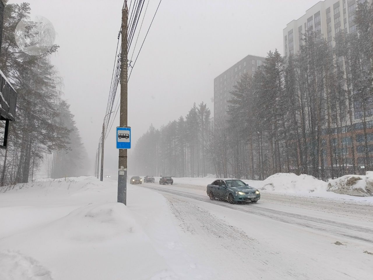 За 24 часа сугробы в Удмуртии выросли на 6-12 сантиметров