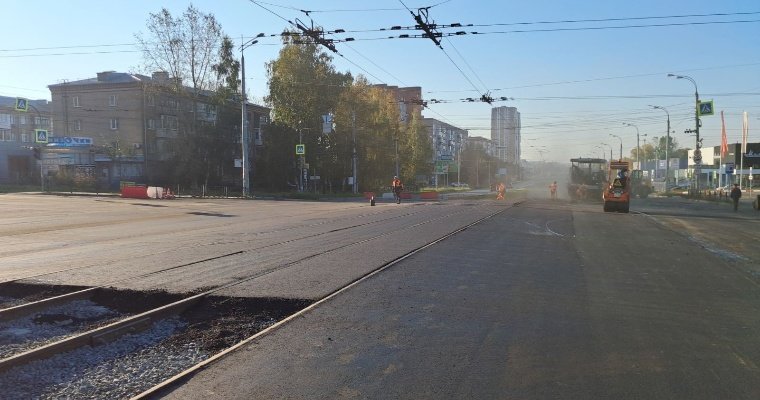 В Ижевске раньше срока открыли движение по перекрёстку улиц Карла Либкнехта и Карла Маркса