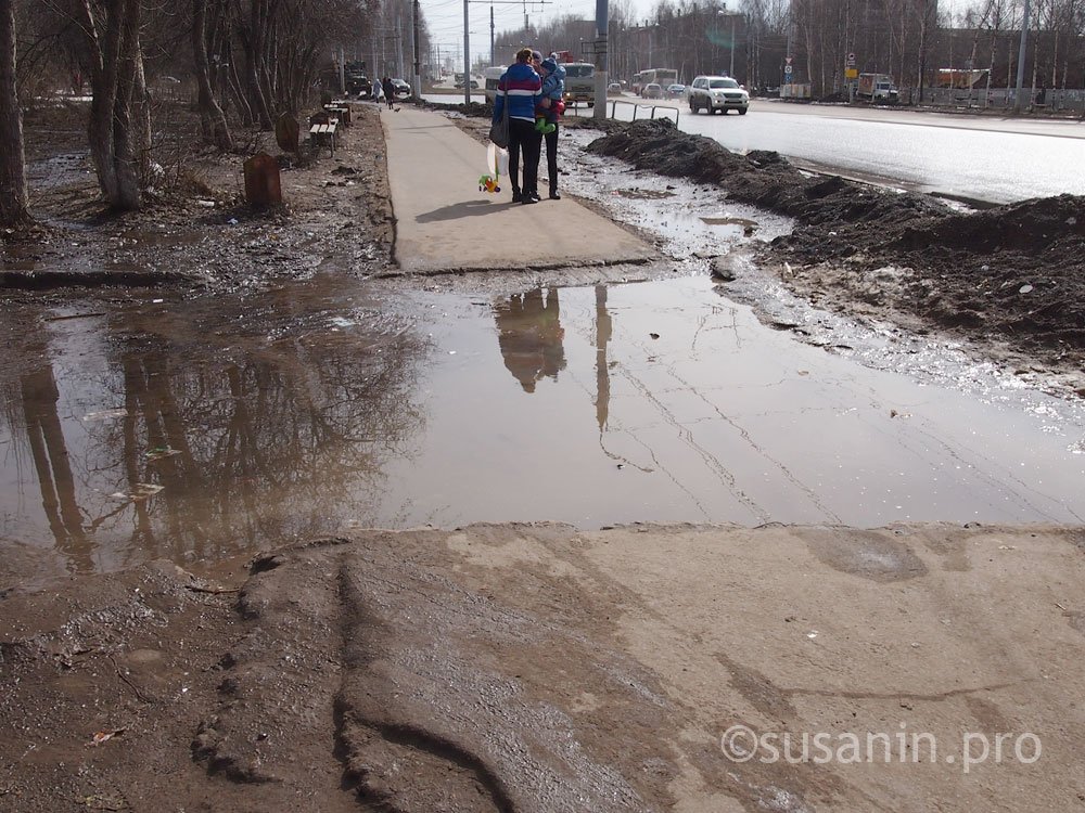 Десятую часть нуждающихся в ремонте тротуаров приведут в порядок в Ижевске