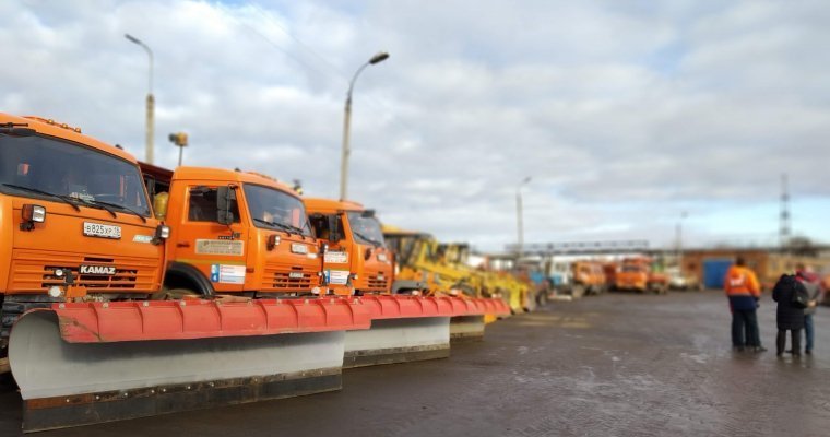 Дорожные предприятия Ижевска заканчивают подготовку к зиме