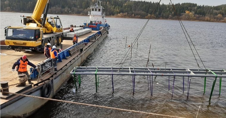 Работники «Газпром трансгаз Чайковский» отремонтировали в Удмуртии подводный переход через Каму на глубине 3,5 метра