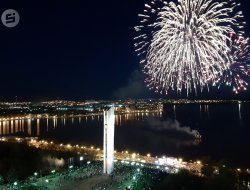 День Победы в Ижевске завершился праздничным салютом