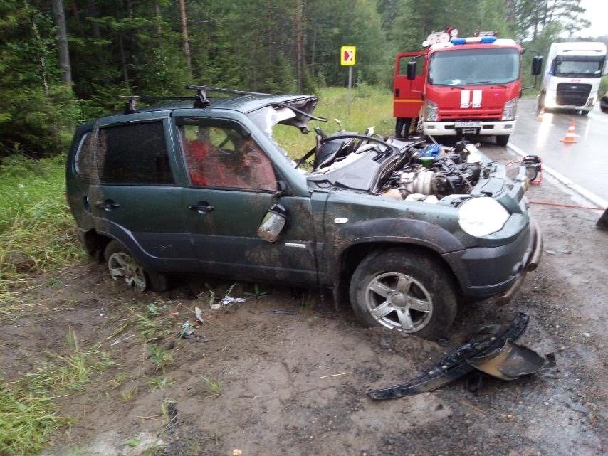 В Воткинском районе водитель фуры прицепом сбил на «встречке» внедорожник