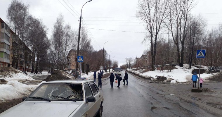 Водитель «ВАЗа» сбил мужчину на пешеходном переходе в Воткинске