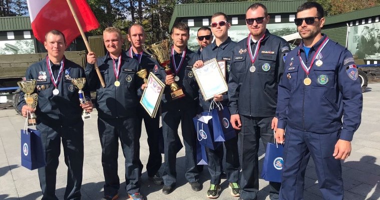 Спасатели Удмуртии заняли 2 место на Чемпионате по многоборью среди сотрудников МЧС