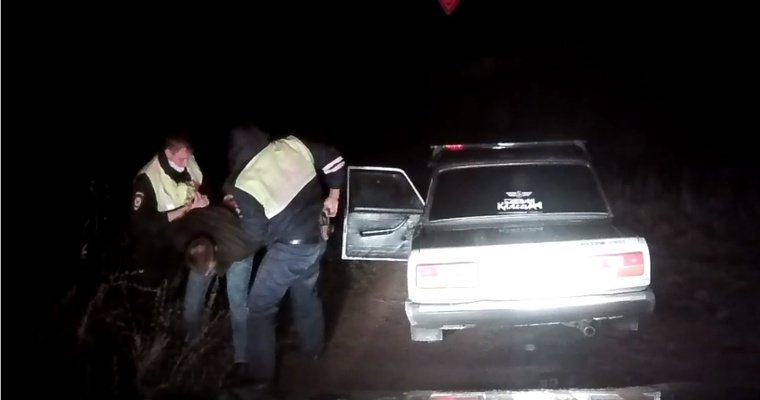 Полицейские в Удмуртии устроили погоню за пьяным водителем 
