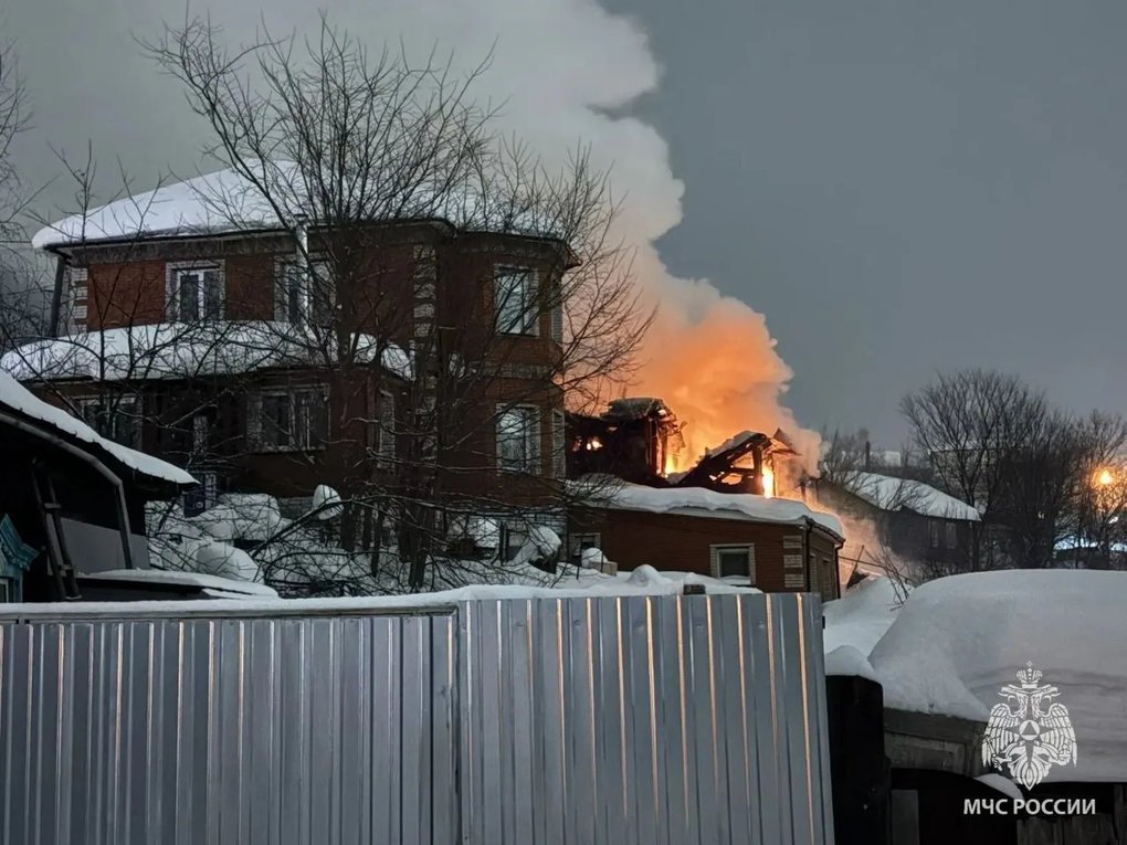 Пожилой мужчина погиб во время пожара в Сарапуле