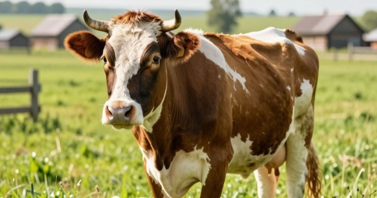 В Увинском районе у работницы колхоза после толчка коровы обнаружили закрытый перелом таза 