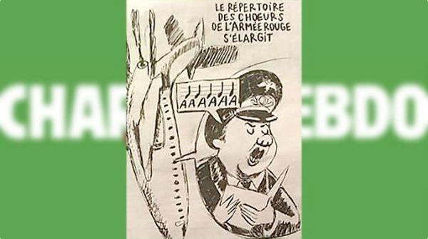 Журнал Charlie Hebdo выпустил карикатуру на крушение российского самолета