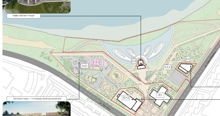 Жители Глазова могут предложить варианты благоустройства набережной реки Чепца 