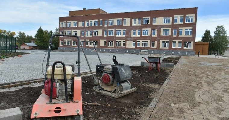 Готовность школы в микрорайоне Южный в Воткинске составляет 85%
