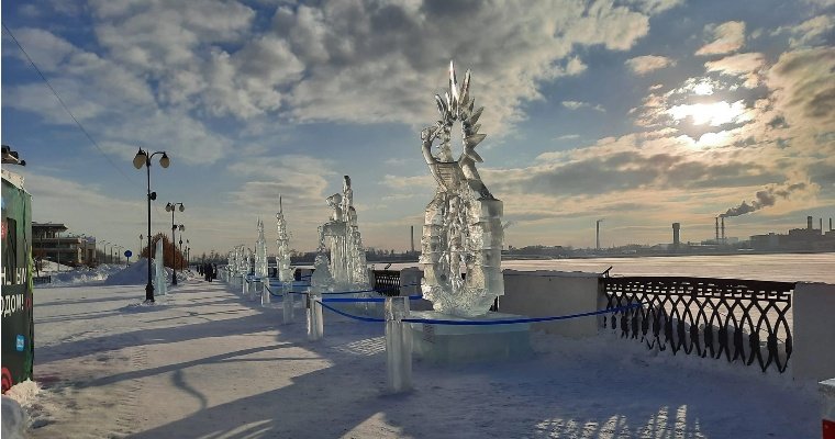 В Ижевске снесут парк скульптур фестиваля «Удмуртский лёд»