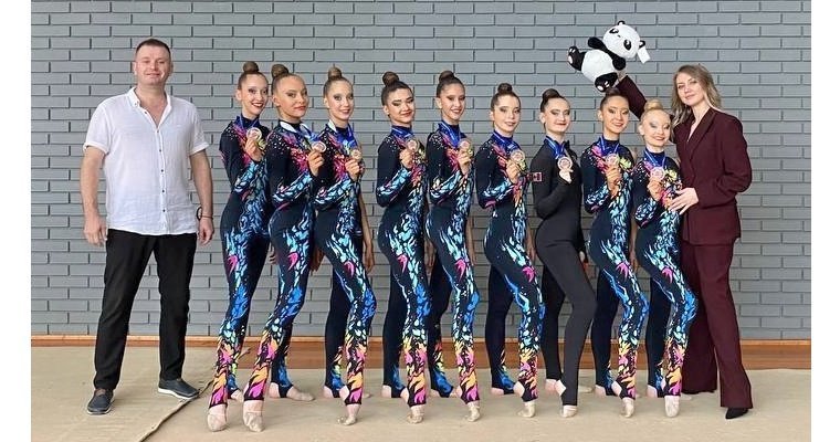 Гимнастки из Ижевска взяли бронзу на Чемпионате и Первенстве ПФО по эстетической гимнастике