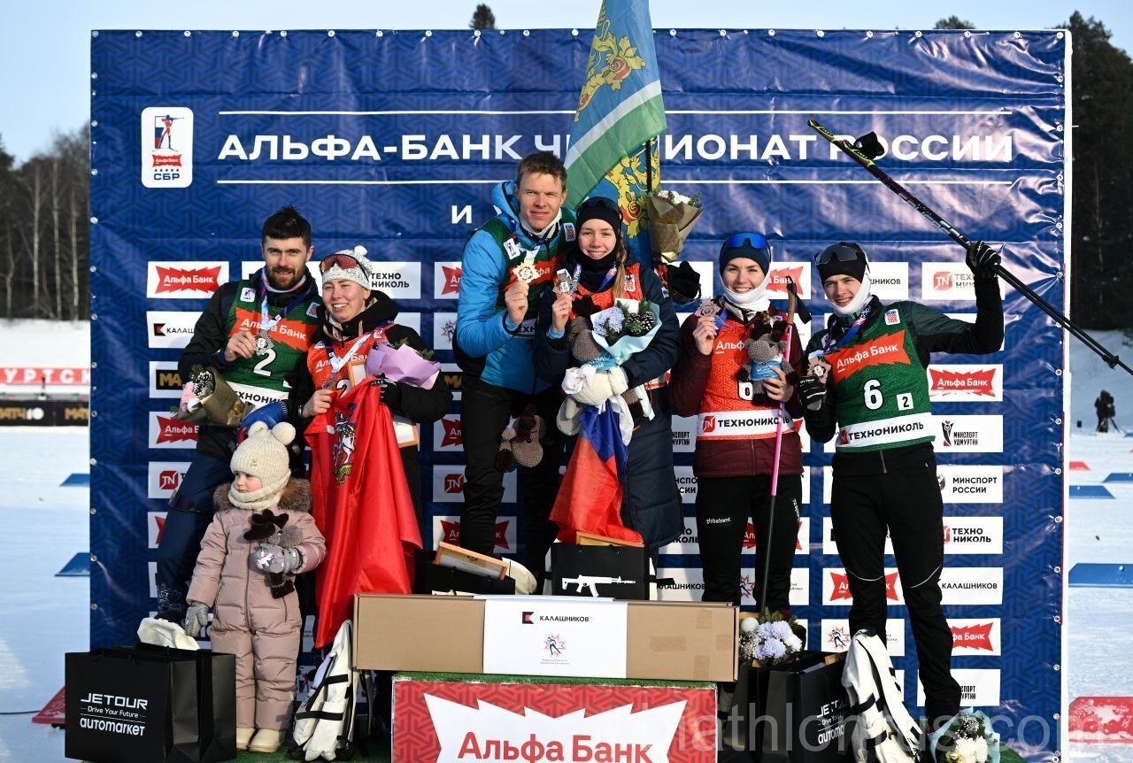 Спортсмены из Свердловской области одержали победу в смешанной эстафете на «Ижевской винтовке»