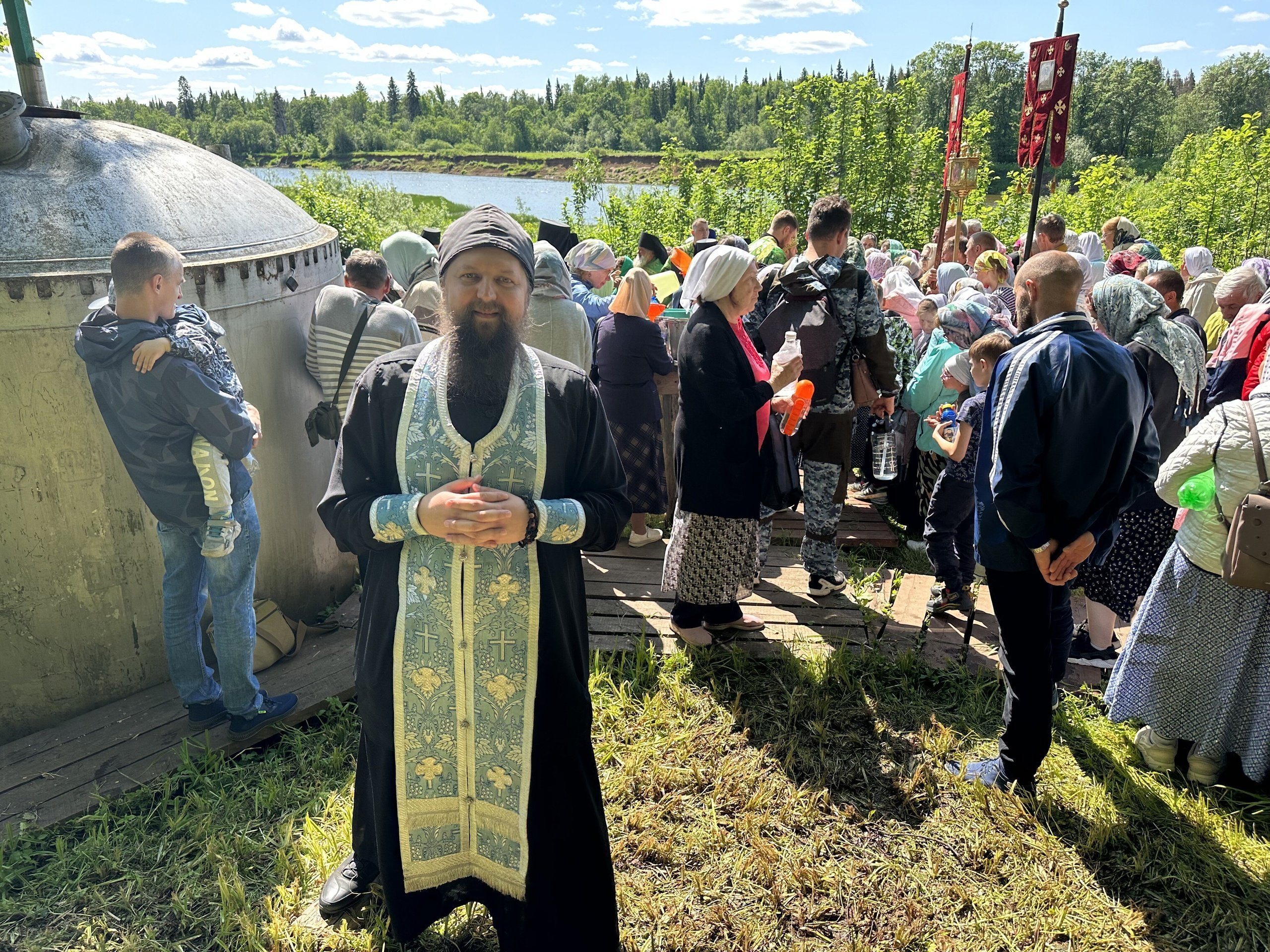 В удмуртской деревне Каменное Заделье открыли доступ к почитаемому православными источнику
