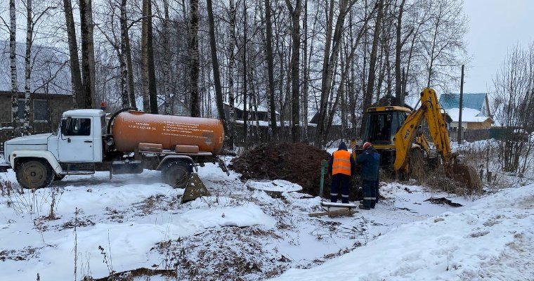 Холодное водоснабжение вернулось в частный сектор Глазова