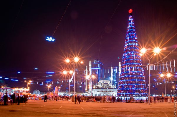 Портреты лидера ИГ аль-Багдади сожгли на акции протеста в Грозном