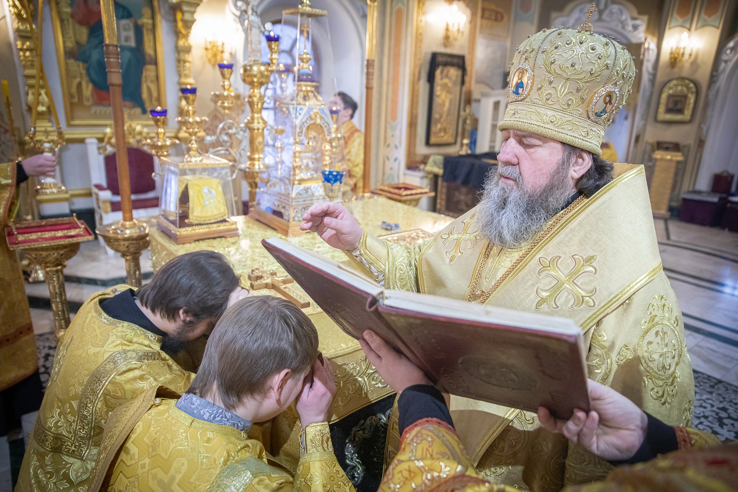 В Михаило-Архангельском соборе Ижевска прозвучали песнопения Киевского и Киево-Печерского напевов