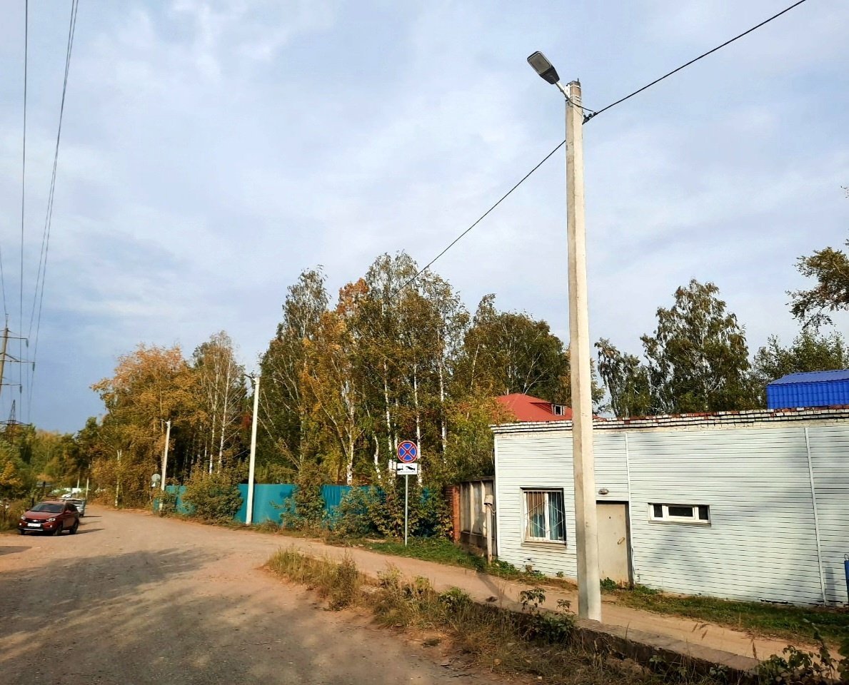 На проезде Деповском в Ижевске появилось уличное освещение