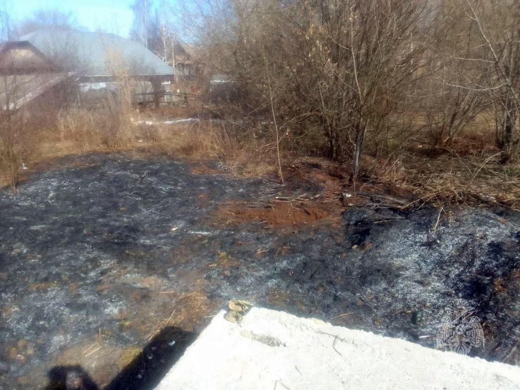 Более 17 000 квадратных метров земли сгорело в Удмуртии за сутки