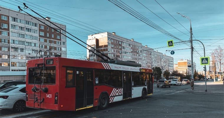 Троллейбусы Ижевска перешли на летнее расписание
