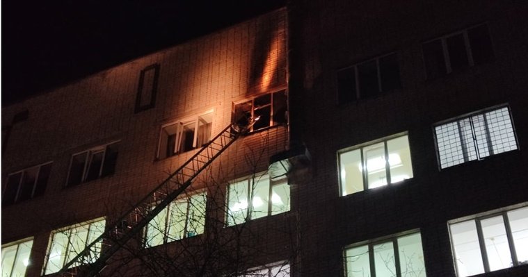 Причины пожара в ижевской ГКБ №6 пока установить не удалось