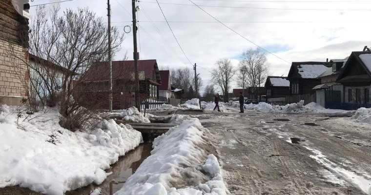 Водоотводные каналы расчищают вдоль улиц частного сектора Ижевска